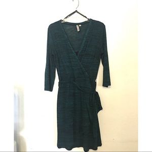 Long sleeves Wrap dress